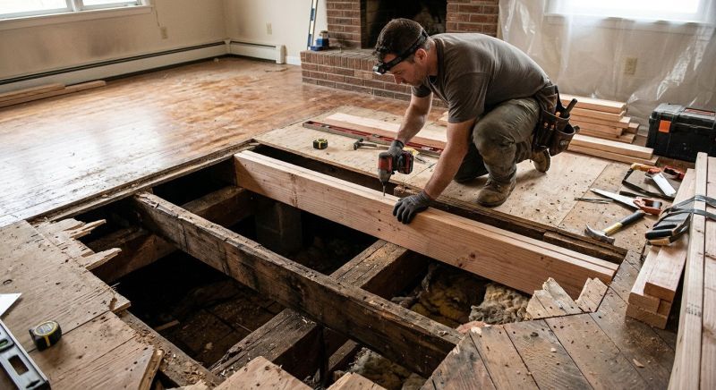 Floor Framing Replacement in Wilmington, NC