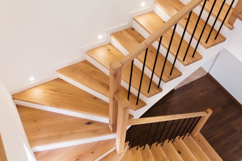 Wood Stair Railing Repair in Kansas City, KS